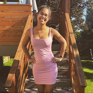 Forever 21 Lilac Purple Body-Con Mini Dress